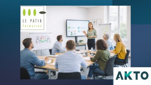 Développez vos compétences en efficacité professionnelle et en communication avec Le PATIO Formation grâce à AKTO !